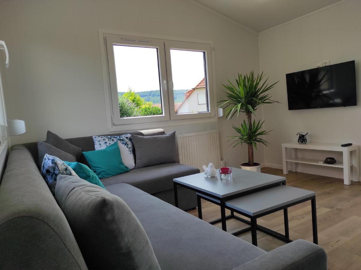 Ferienwohnung Mobilheim am Geisberg Wiesenbronn Exterior foto