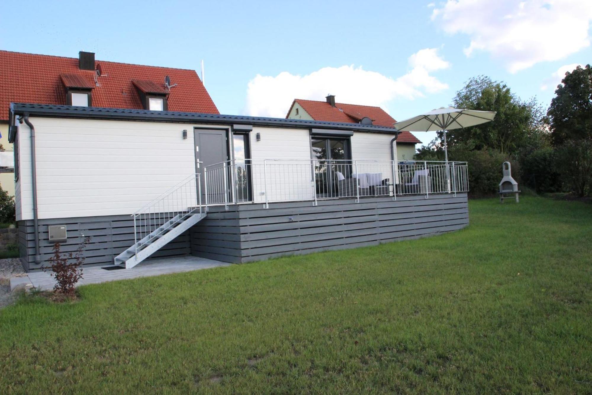 Ferienwohnung Mobilheim am Geisberg Wiesenbronn Exterior foto
