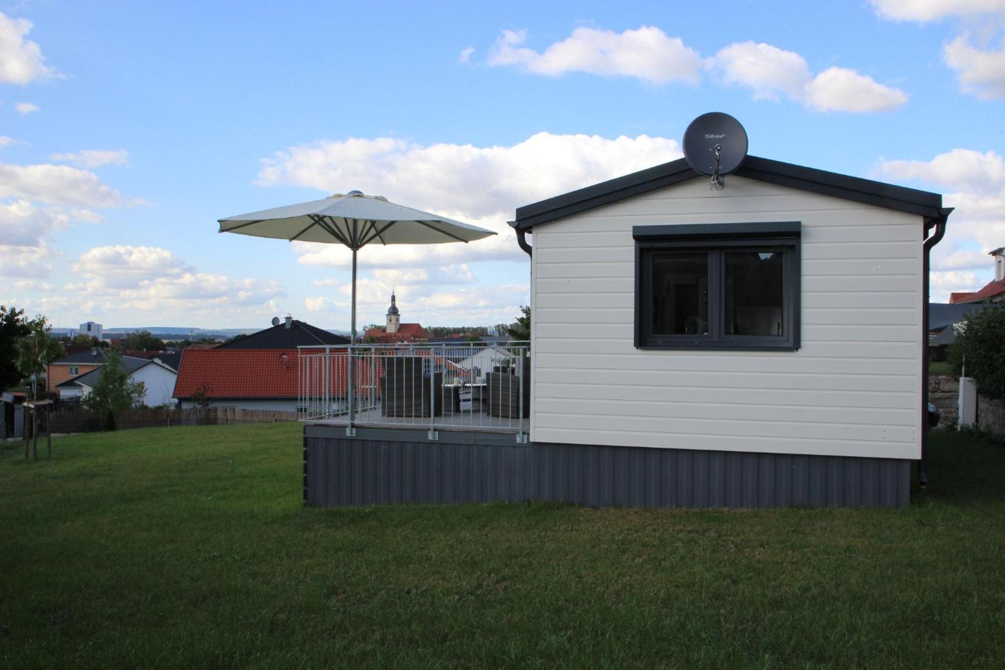 Ferienwohnung Mobilheim am Geisberg Wiesenbronn Exterior foto